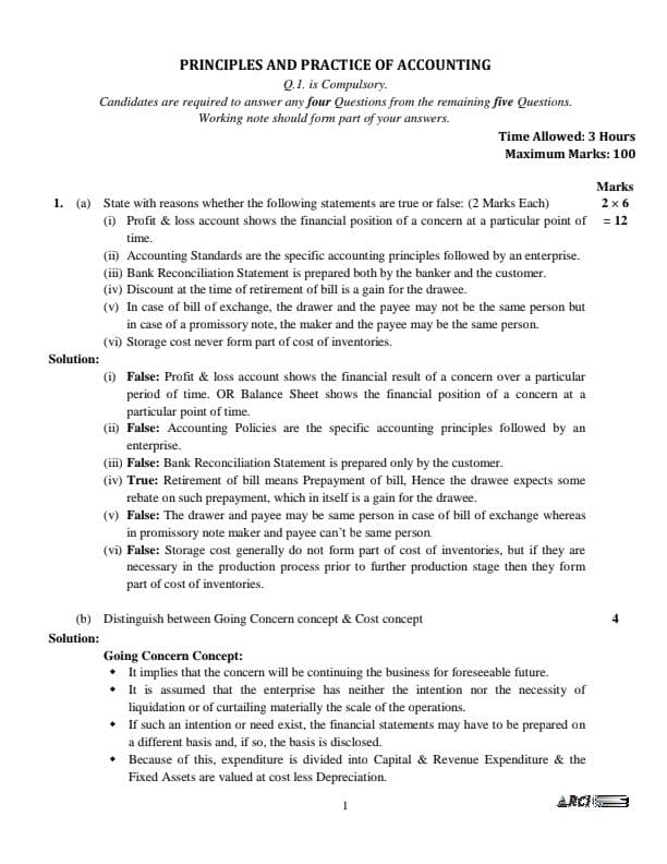First page of Answers of Accounts Mtp which is already uploaded