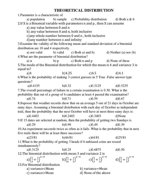 First page of The sample question paper of paper 3