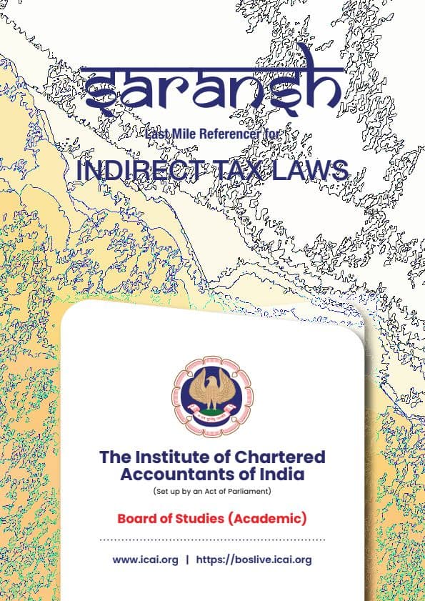 First page of IDT (GST)SHORT SUMMARY BY ICAI SARANSH Last Mile