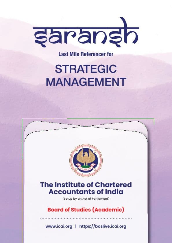 First page of SM SHORT SUMMARY BY ICAI SARANSH Last Mile