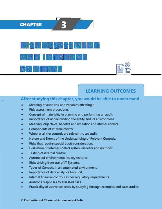 First page of Costing