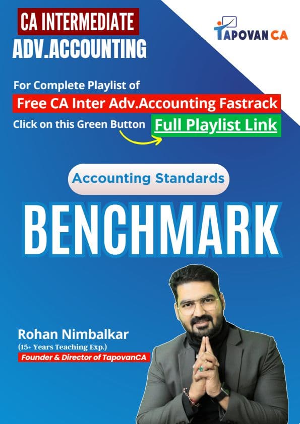 First page of CA Inter Notes: ❇️CA Inter Advanced Accounts Colorful Summary Notes : 💁‍♂By CA CS Rohan Nimbalkar