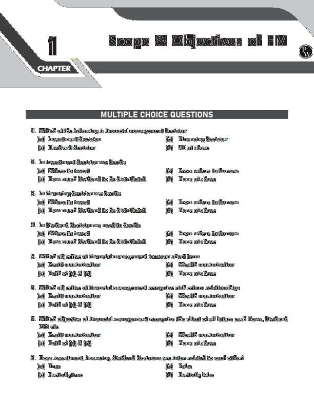 First page of ✅CA Inter FM MCQ 🧑‍🏫By Sunil Keswani Sir ⭕Note: These are Applicable from May 2024 & Onwards Only