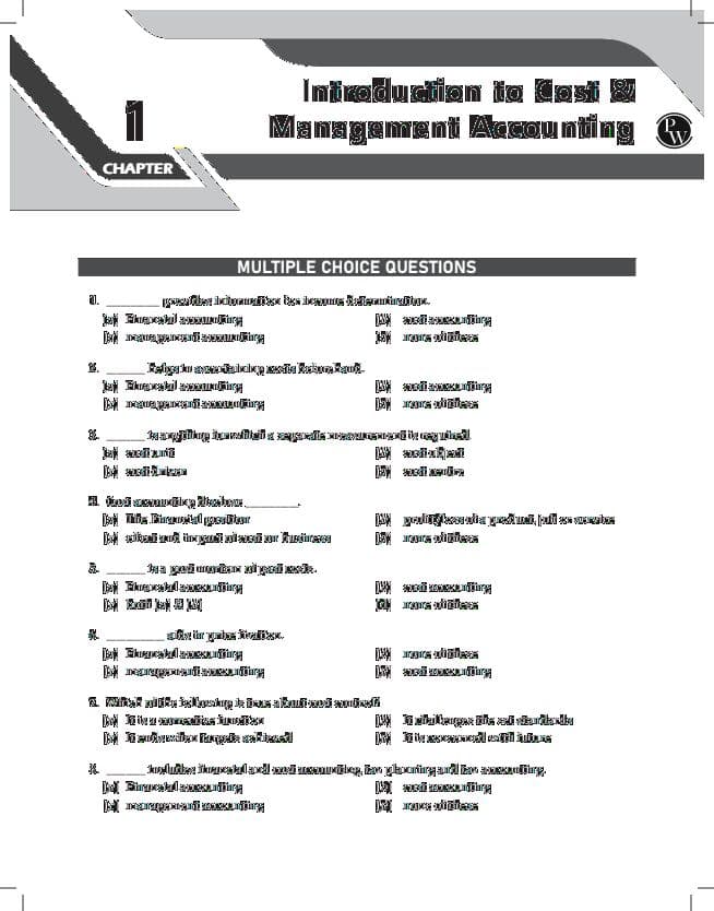 First page of ✅CA Inter || New Scheme Syllabus 2024 COSTING MCQ 🧑‍🏫By Sunil Keswani Sir ⭕Note: These are Applicable from May 2024 & Onwards Only