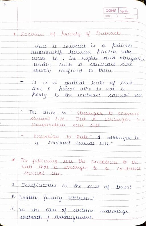 First page of INDIAN CONTRACT ACT 1872