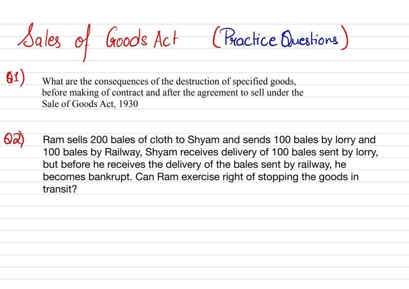 First page of IMPORTANT QUESTIONS BY CA CS SANTNU GUPTA SIR