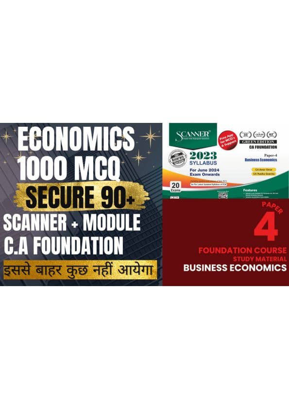 First page of B.eco 1000+mcq do revise all the mcq's