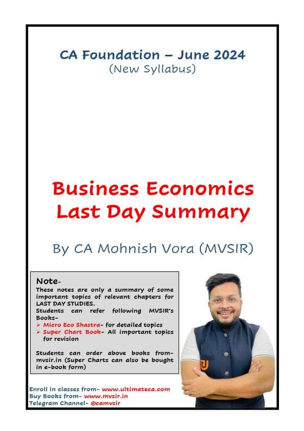 First page of BUSINESS ECONOMICS CHAP 6,8&10 SUMMARY