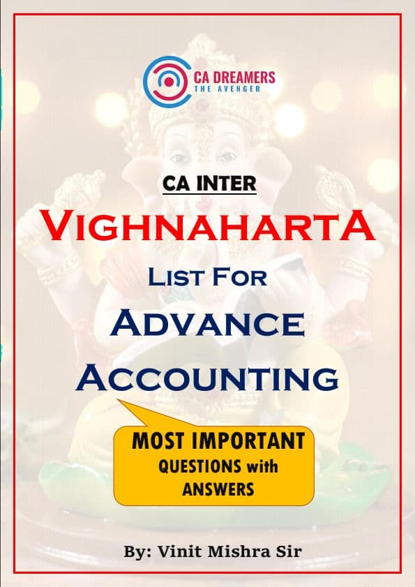 First page of Most Important Questions With Answers of Advance Accounting