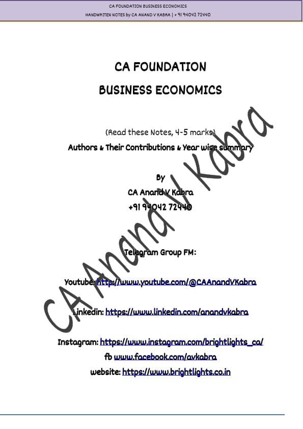 First page of List of all economists