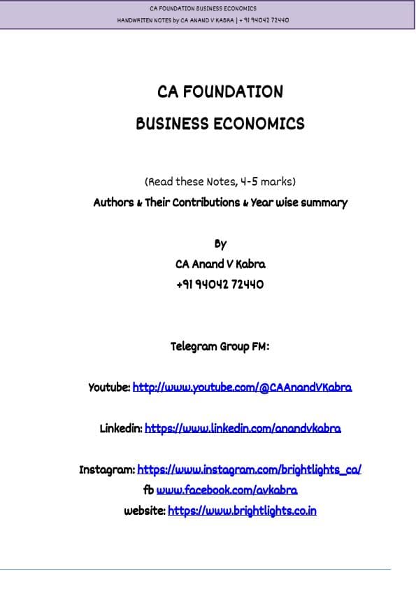 First page of List of economist