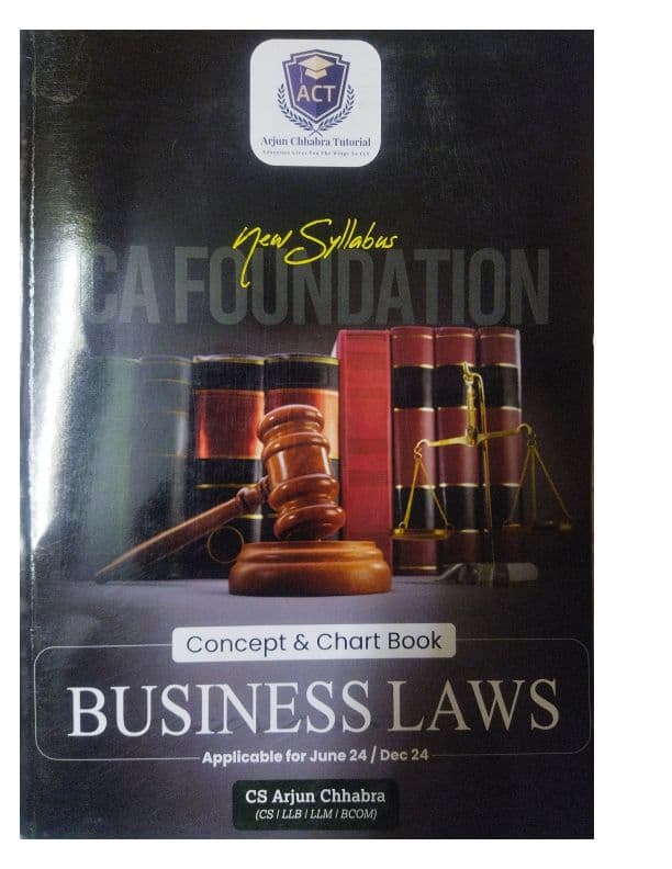 First page of LAW CHART BOOK BY ARJUN CHABRA