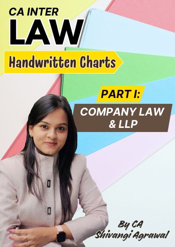 First page of Shivangi Agarwal Mam Law charts book september 2024 onwards