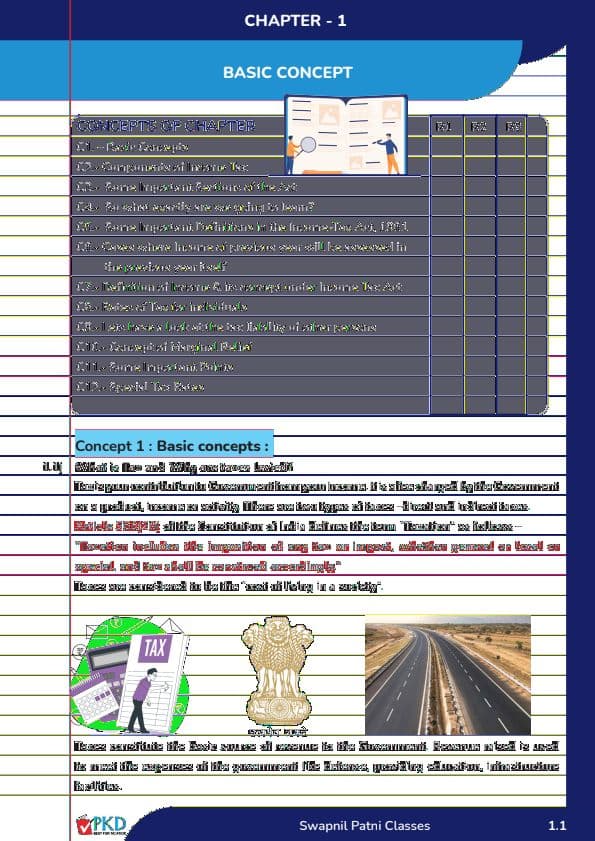 First page of SPC notes DT-chapter 1
