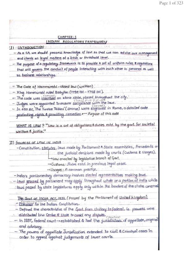 First page of Now u doesn't found any queries...short and clear detailed hand-written notes of all the chapters of B.law unit wise go and check out ✅️ Read and learn all the points which u have forgotten..✨️👍