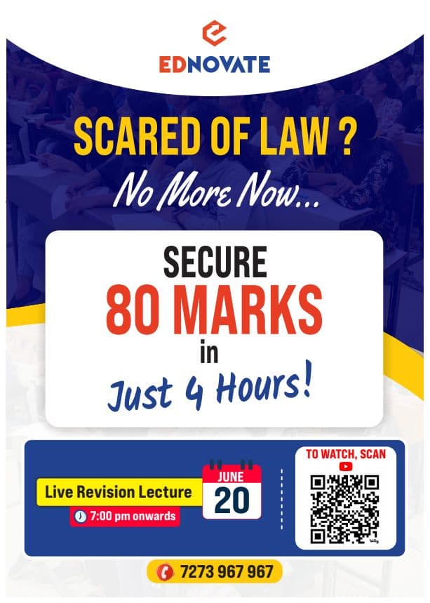 First page of Business Law Full revision