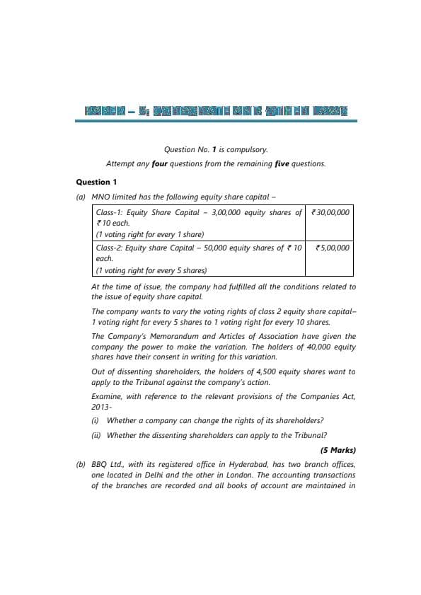First page of LAW SUGGESTED ANSWER MAY 2024