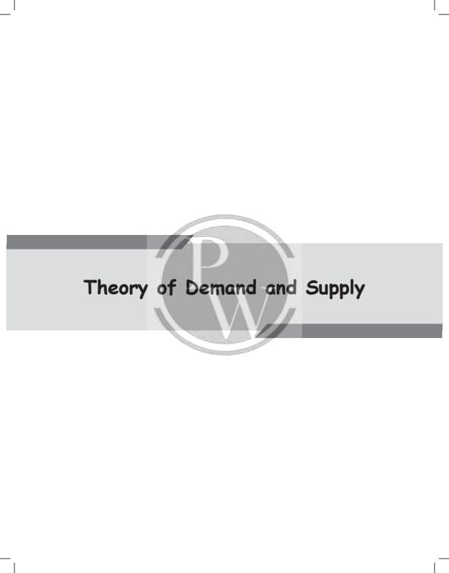 First page of Demand and supply