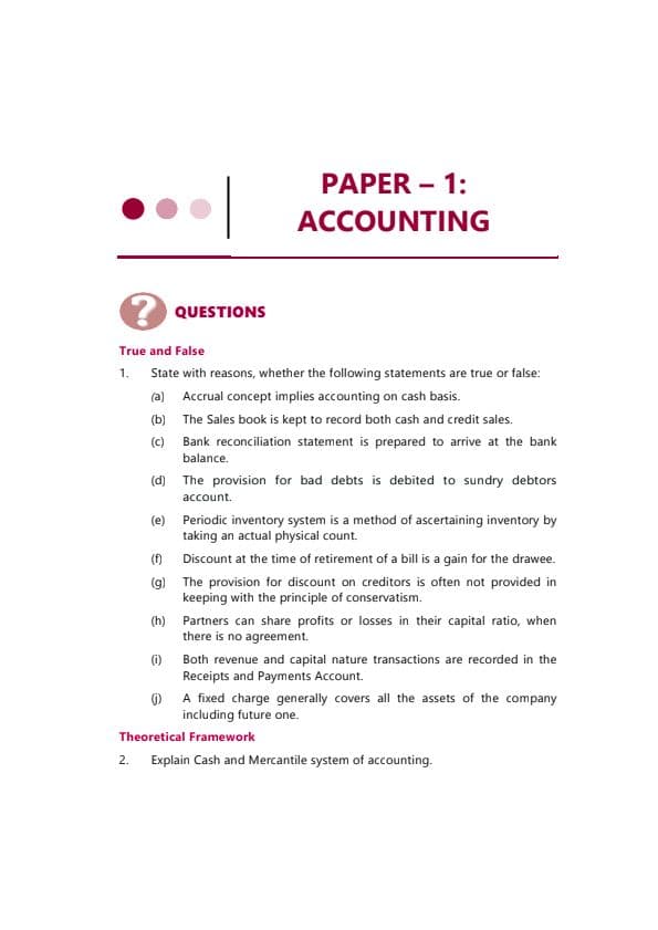 First page of RTP OF ACCOUNTS