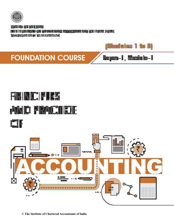 First page of Accountancy ca foundation
