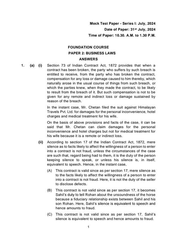 First page of MTP law sept 24 part 1 solution