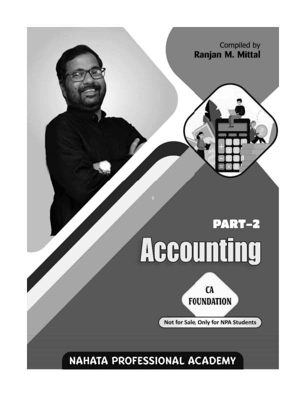 First page of Accounts practice question of newly added topics... Practice more to get more...