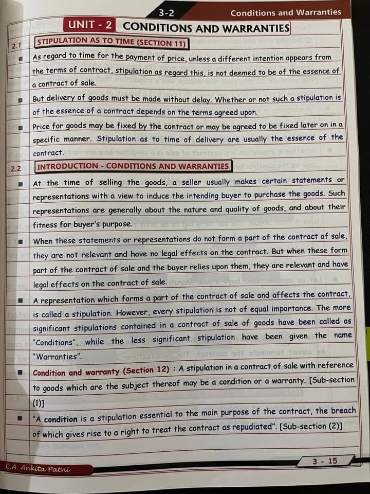First page of SOGA unit 2