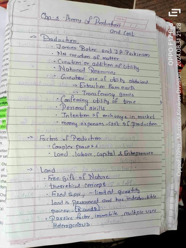 First page of Economics notes Do give trophies