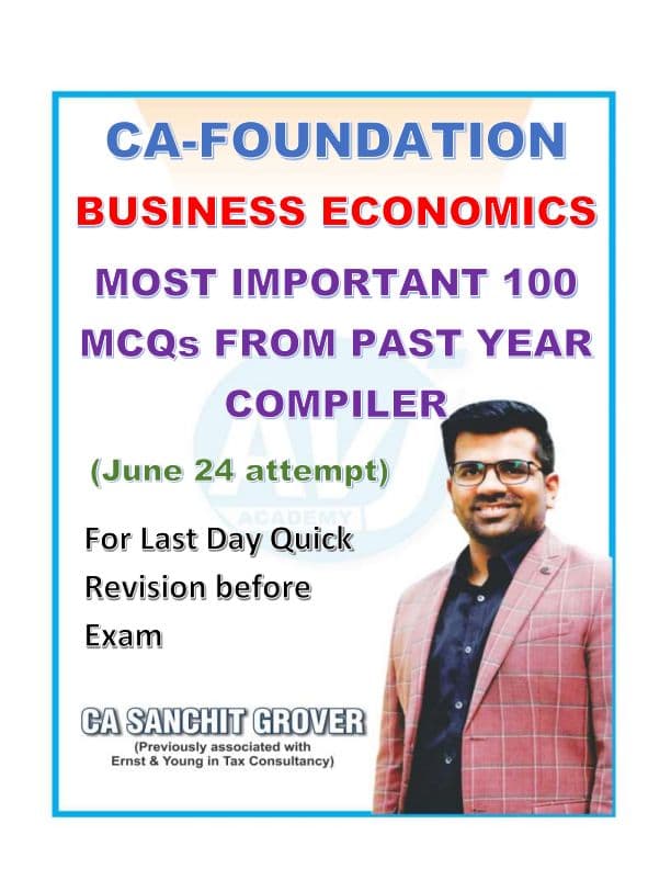 First page of Past year RTP MTP question by Ca sanchit sir