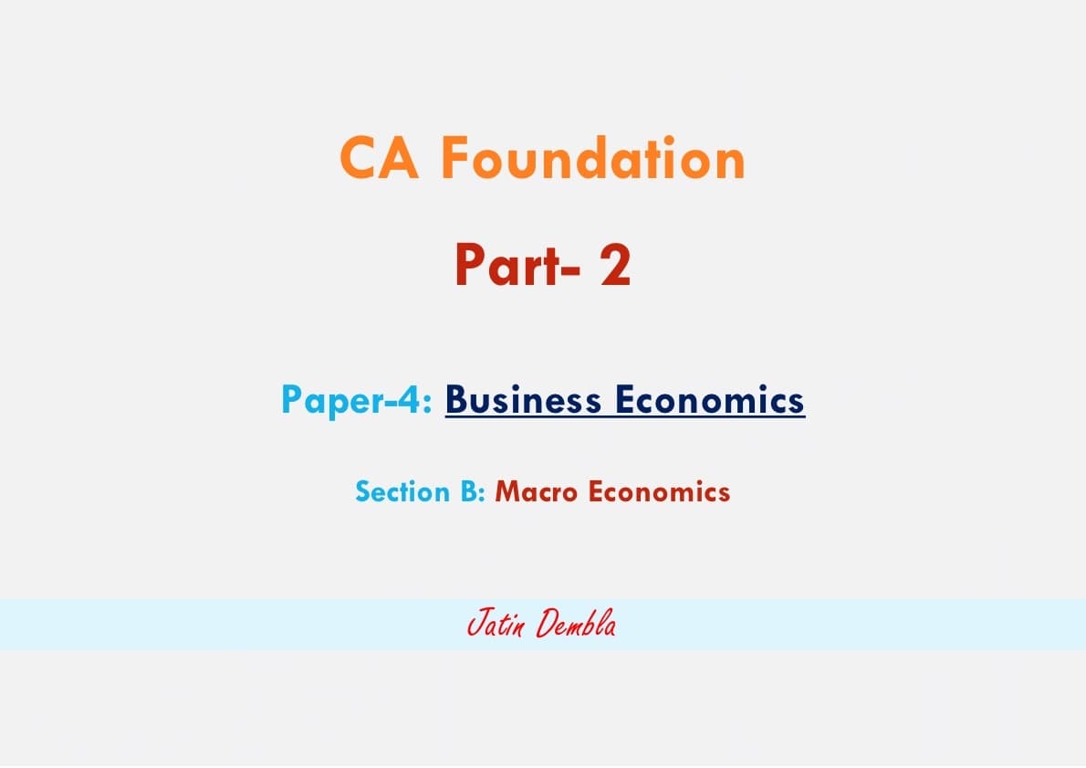 First page of MarcoEconomics all chapter notes