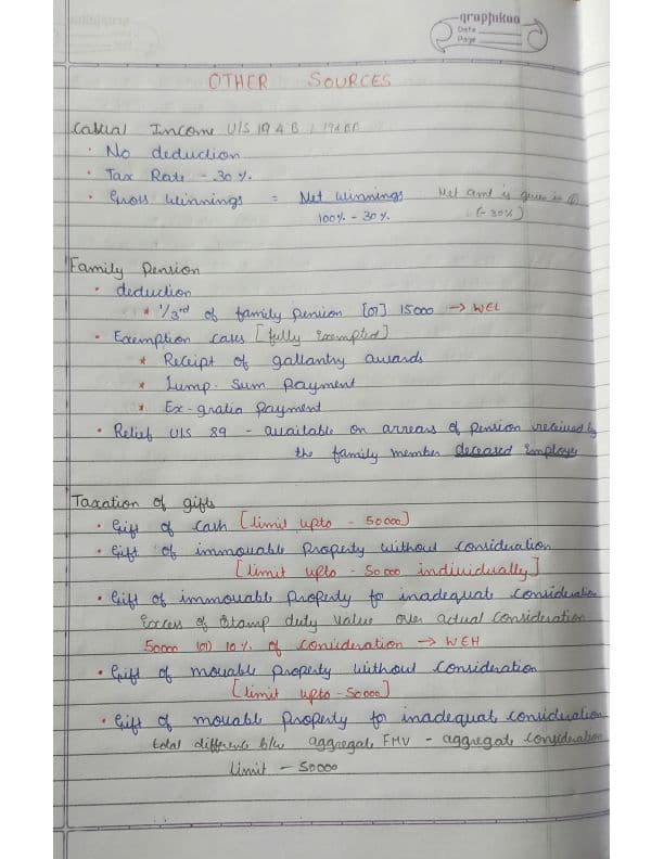 First page of Easy to remember notes