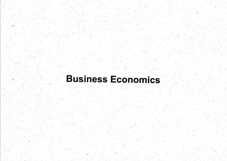 First page of Economics Scanner