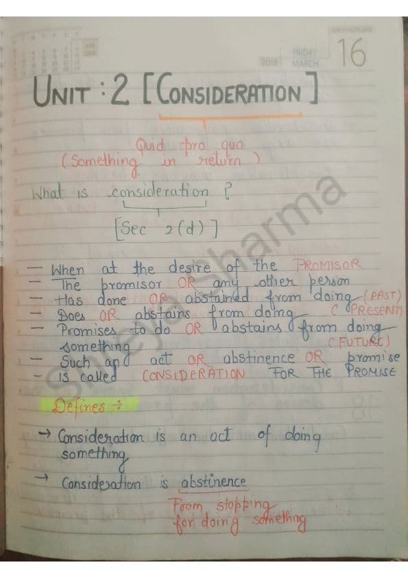 First page of Chapter 2 unit 2