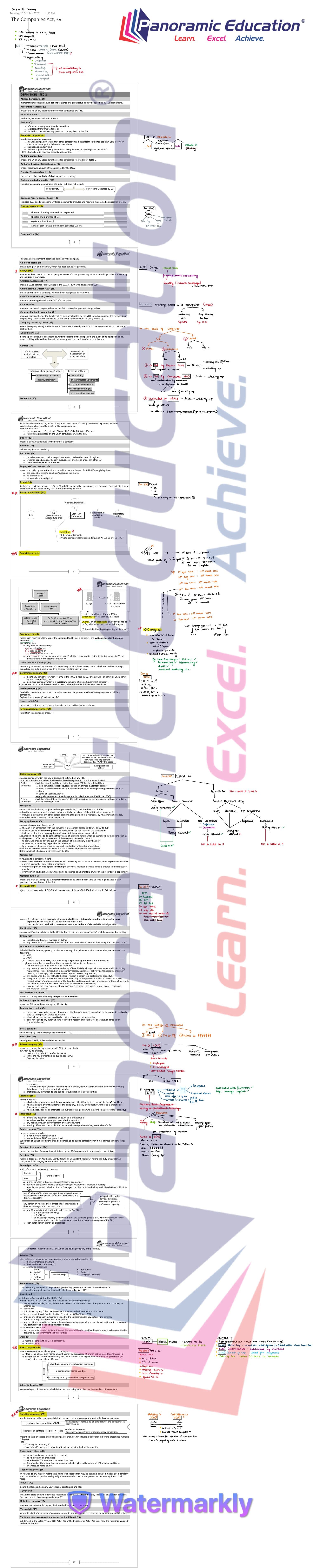First page of Law Ch - 1