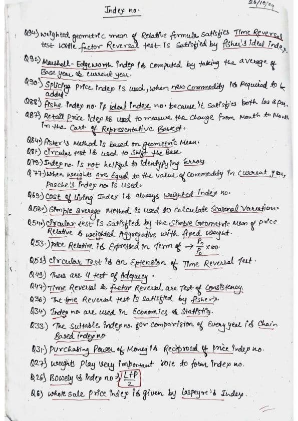 First page of Index no.