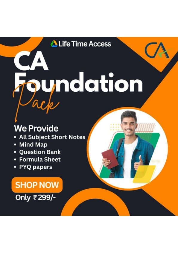 First page of CA Foundation Pack