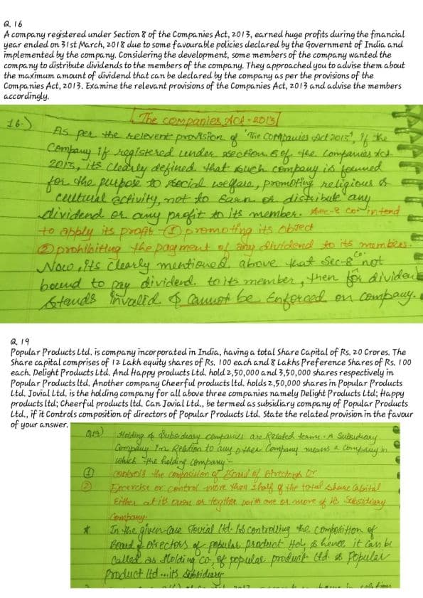 First page of The Companies Act-2013