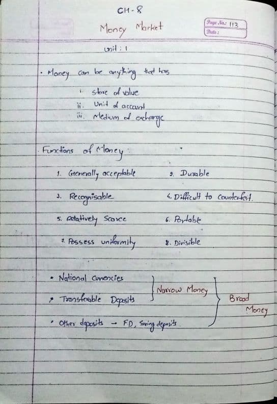 First page of Economics Ch 8+9