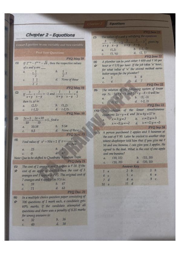 First page of Pranav Popat sir MCQ compiler Chp 2