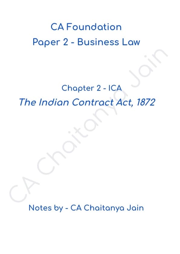 First page of ICA UNIT 2 by cj sir