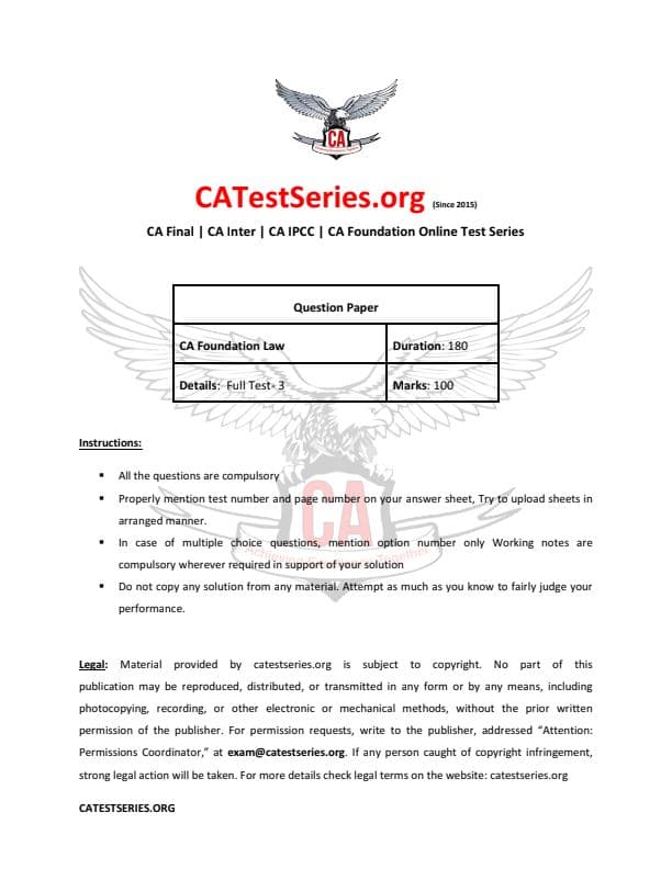 First page of Test