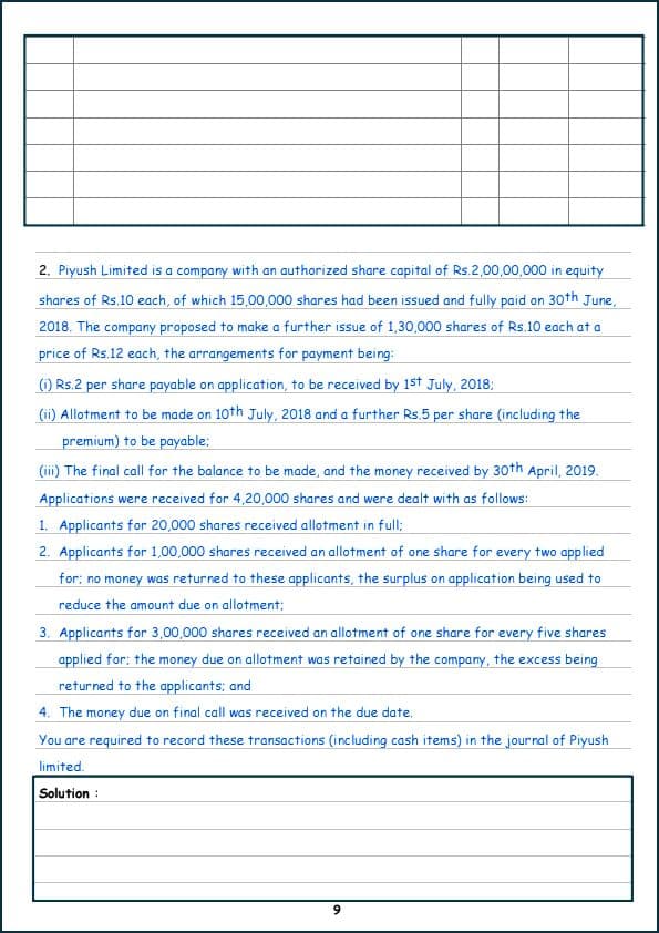 First page of LEACKED JAN'25 attempt accountancy paper I could get my hands just on the draft paper so expect arround 80 marks worth of questions only in exam from this PDF