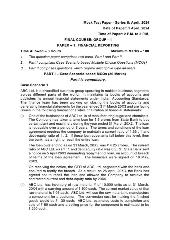 First page of MTP 2 For May 24