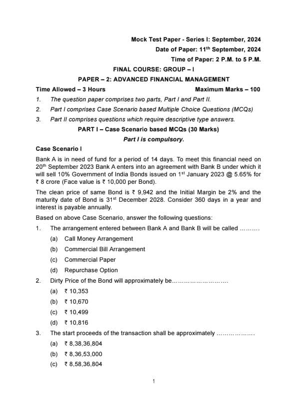 First page of MTP 1 For Nov 24
