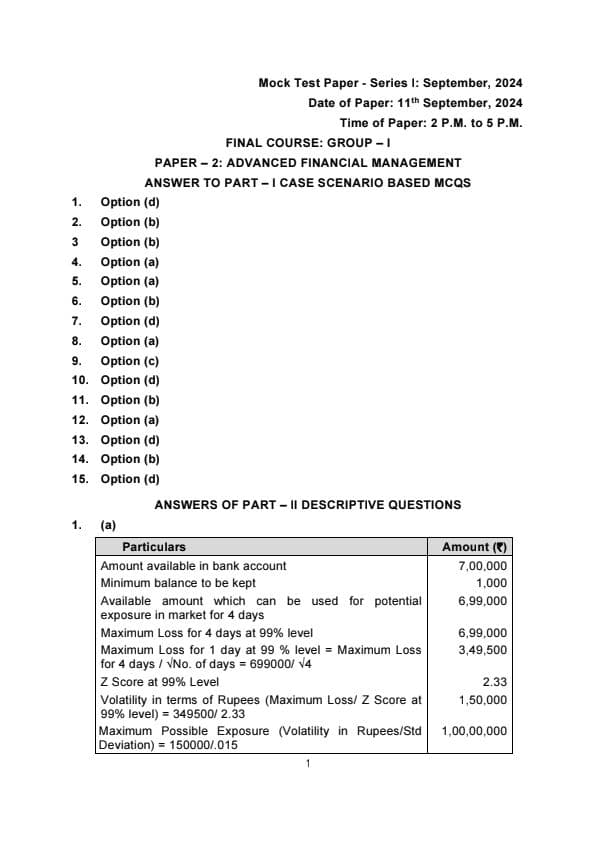 First page of MTP 1 Answers For Nov 24