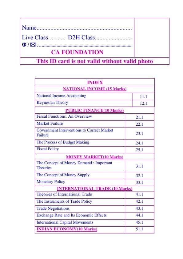 First page of Eco 6 to 10