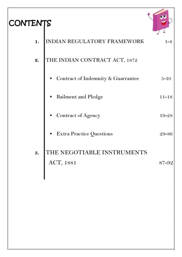 First page of Law New added topics notes