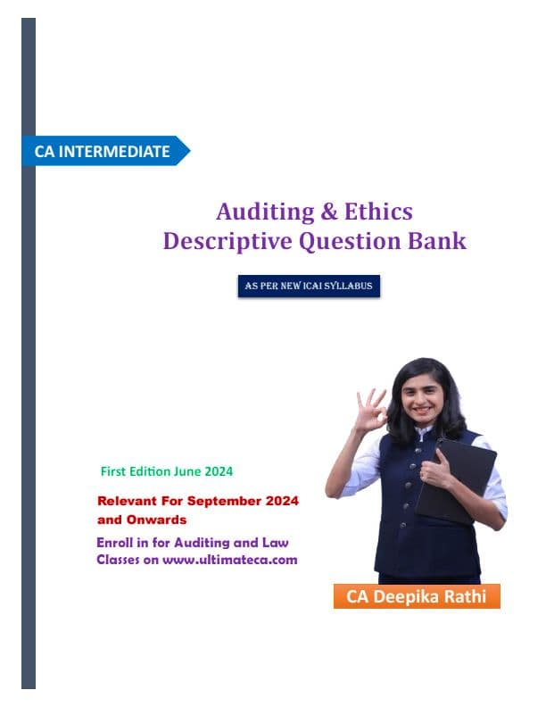 First page of Audit Question bank by deepika rathi