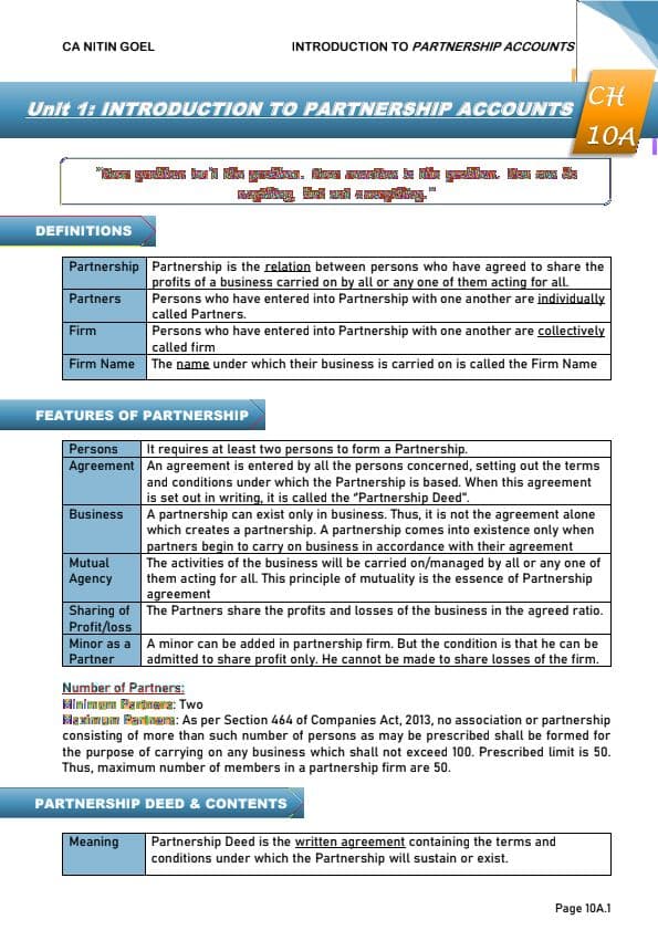 First page of Account ch 10