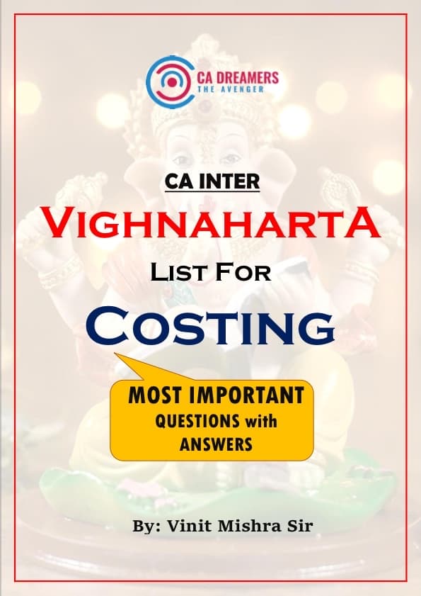 First page of Must do list for ca inter group 2